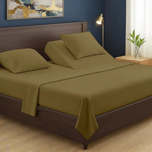 Vista 43 de Mattress-Homes Juego de sábanas de 4 piezas ultra lujosas 100% algodón suave de fibra larga de 16 pulgadas de profundidad, tamaño individual lavable