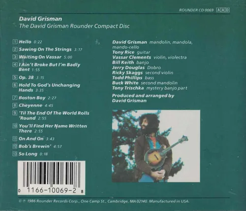 Vista 2 de The David Grisman Rounder Compact