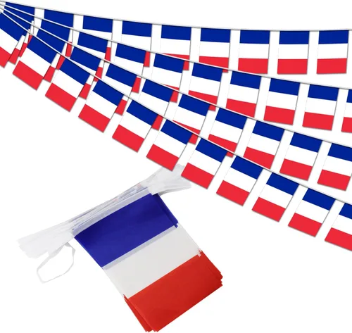 Vista 9 de Bandera de cuerda de calidad premium de 95 pies con 100 países - Banderines internacionales vibrantes perfectos para decoraciones de fiesta, bares