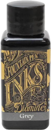 Vista 37 de Tinta embotellada para pluma estilográfica Diamine, 30 ml - Ámbar