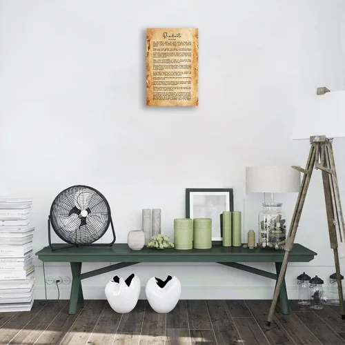 Vista 5 de Desiderata - Póster de poema enmarcado, imágenes motivacionales, impresiones retro, citas de literatura, arte de pared para decoración del hogar