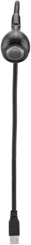 Vista 7 de Luz de computadora de cuello de cisne, lámpara de escritorio portátil USB LED de cuello flexible de 1 W, lámparas con puerto de carga USB para 04
