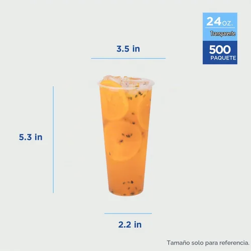 Vista 2 de Karat Taza de polipropileno de alta calidad de 24 oz - 500
