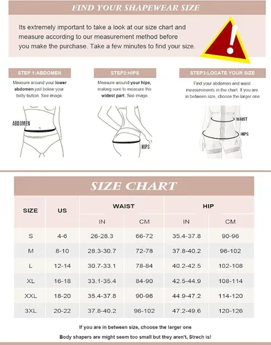 Vista 6 de FeelinGirl Shapewear for Women Tummy Control Fajas Colombianas Body Shaper Post Surgery Compression Garment Girdle