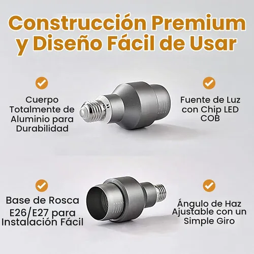 Vista 7 de Foco LED de ángulo de haz ajustable con zoom PAR20 NSP 15° -60° NFL WFL Multi ángulo de techo empotrable I 12W lámpara de abajo para restaurantes