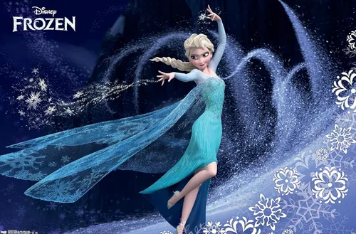 Vista 14 de Trends International Disney Frozen - Póster de pared de Elsa, 22.4 pulgadas de largo x 14.7 pulgadas, versión enmarcada en madera de granero