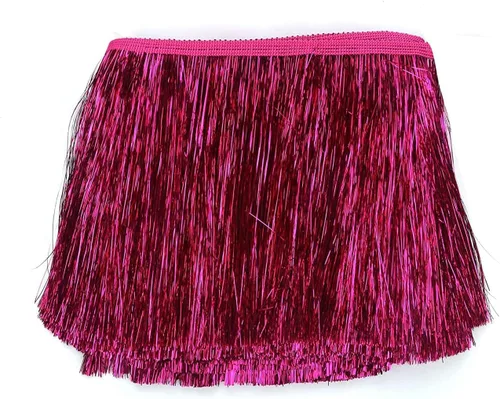 Vista 30 de YYCRAFT Fleco de Oropel de 1.75 pulgadas de Ancho Ribete de Oropel Guirnalda de Oropel Fleco para Disfraz de Baile Ribete con Efecto de Lámina