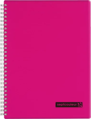 Vista 5 de Maruman Septcouleur - Cuaderno de espiral, 160 páginas, tamaño A5 Amarillo