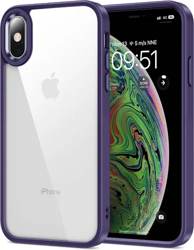 Vista 296 de HOOMIL Funda para iPhone 7 Plus/iPhone 8 Plus de 5.5 Pulgadas, sin amarillamiento, protección contra caídas, cubierta trasera dura transparente