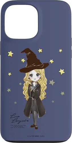 Vista 24 de Funda para iPhone 16 Harry Potter Luna Lovegood con cita y estrellas