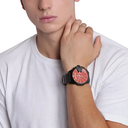 Vista 8 de Diesel Mega Chief - Reloj de cuarzo con cronógrafo de acero inoxidable para hombre