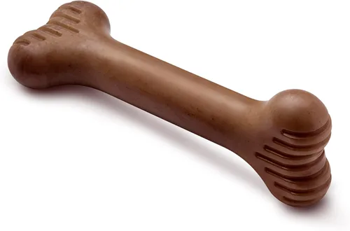 Vista 10 de Benebone Bone - Juguete masticable duradero para perros para masticadores agresivos, tocino real, fabricado en Estados Unidos, pequeño