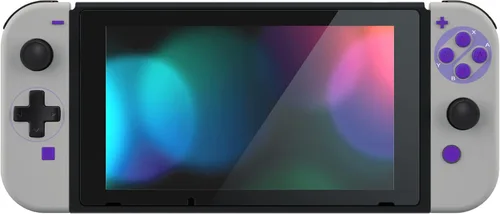 Vista 5 de eXtremeRate Dpad Version - Juego completo personalizado de carcasa para Nintendo Switch placa trasera de repuesto de consola suave al tacto carcasa