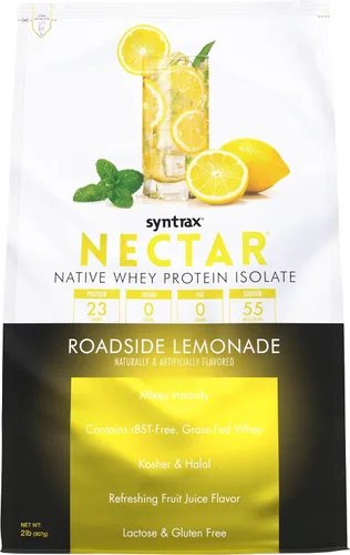 Vista 13 de Syntrax Nutrition Nectar, polvo aislado de proteína de suero 100%, sabor refrescante de frutas, enfriador caribeño, 2 libras