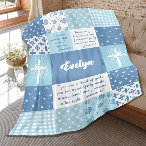 Vista 17 de Mantas de versículo bíblico de franela de felpa suave para niños, manta ligera para aire acondicionado para niños, decoración de sofá, habitación