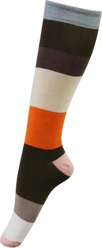 Vista 4 de TuffRider Pantalones Lowrise para mujer con calcetines de rayas surtidos