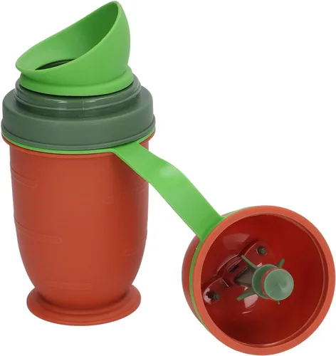 Vista 3 de Taza de entrenamiento para orinar para niños pequeños, orinal portátil para orinal de emergencia, para viajes en automóvil, viajes y campamento