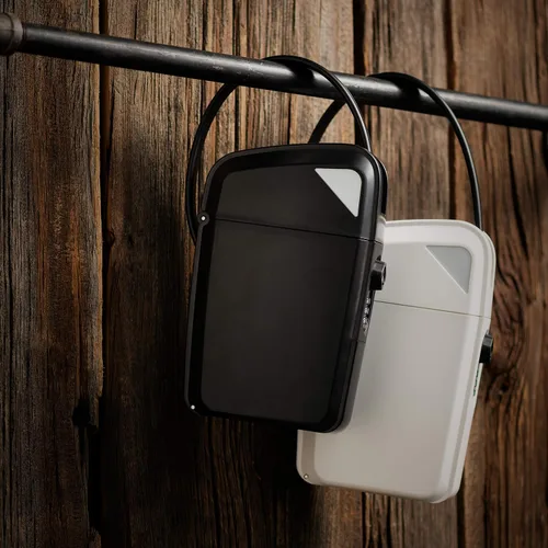 Vista 4 de SAFEGO Caja fuerte portátil para interiores y exteriores con llave y acceso combinado (compacta, negro)
