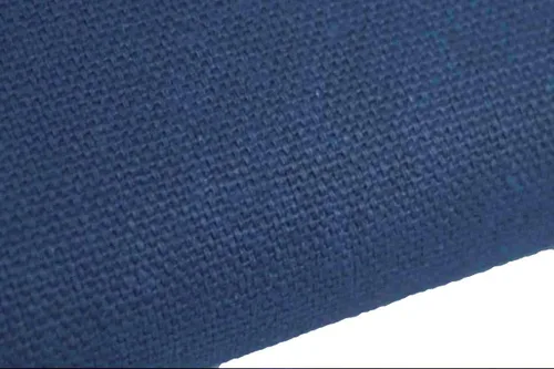 Vista 4 de HomeTown Market Funda de sofá de algodón duradera solamente. Sofá no incluido. Compatible con IKEA Karlstad 3 plazas funda de repuesto (azul oscuro)