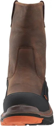 Vista 2 de Wolverine Bota de trabajo impermeable con puntera Composite de 10 pulgadas para hombre Overpass Wellington