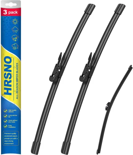 Vista 13 de Limpiaparabrisas de 15"+15" con juegos de escobillas limpiaparabrisas traseras de 13", repuesto automotriz para Jeep Wrangler 2007-2017, escobillas