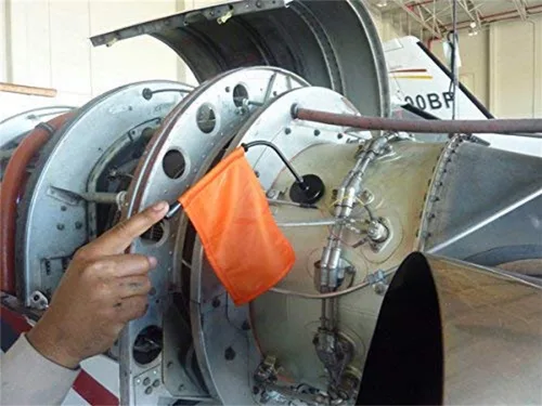 Vista 3 de Bandera fuera de servicio con base magnética y asta de bandera flexible