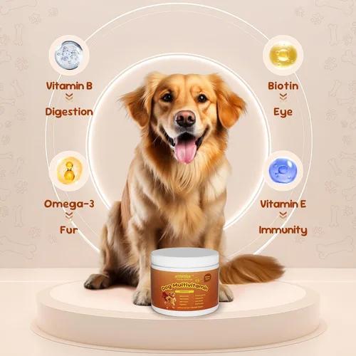 Vista 2 de Multivitamínico para perros - Suplemento diario todo en uno Apoya las articulaciones, el corazón, la piel, la digestión, el sistema inmunológico