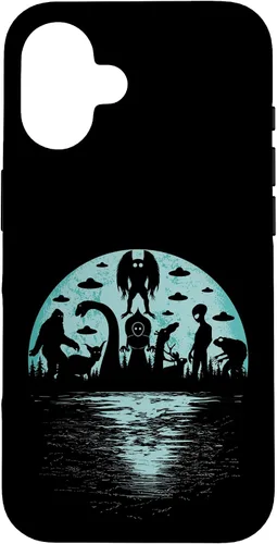 Vista 32 de Bigfoot Nessie Mothman and Aliens Cryptid Ovnis Cryptozoology - Carcasa para iPhone 17