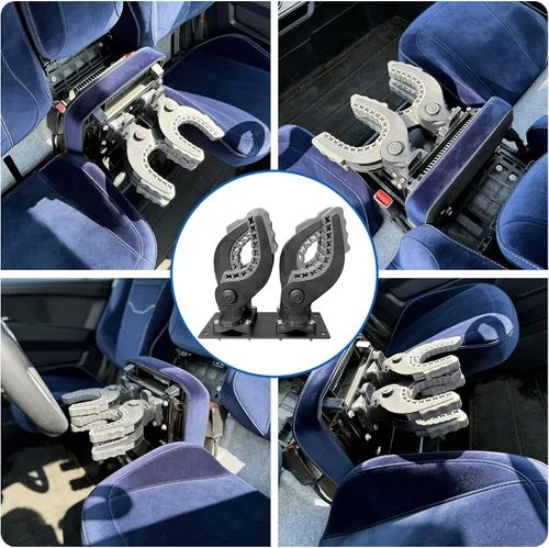 Vista 3 de Portaarmas Compatible con Can Am Defender, Soporte de Armas para ATV, Abrazadera de Armas, Empuñaduras de Armas, Montaje de Armas