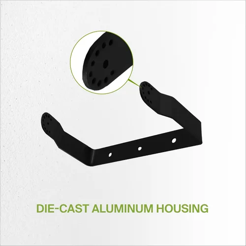 Vista 4 de ASD Soporte de montaje de reflector para luces de área LED Compatible con LSB5, LSB5A de 150-200 W Negro