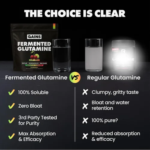 Vista 5 de Ganancias en L-glutamina a granel, polvo de glutamina sin gluten para la recuperación muscular y el crecimiento, apoyo después del entrenamiento