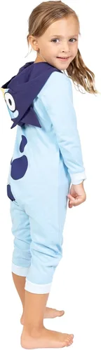 Vista 6 de Bluey Overol de cosplay con cremallera para bebés y niños grandes (12 meses - 10-12)
