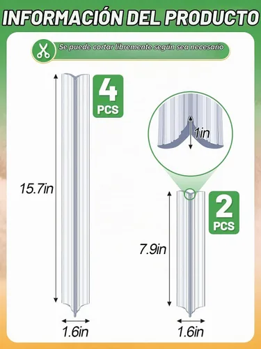Vista 6 de Alphatool 6 piezas de agarres de silicona transparente antideslizantes para fundas de sofá - 2 tamaños para mantener las fundas de sillón y sofá