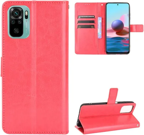 Vista 6 de Funda para Xiaomi Redmi Note 10 Pro, Funda de cuero con tapa para Xiaomi Redmi Note 10 Pro Max 4G M2101K6I / Redmi Note 10 Pro 4G M2101K6G Case