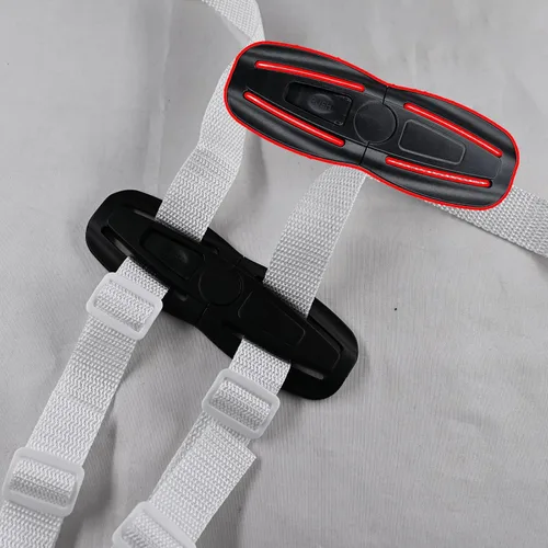 Vista 6 de Clip de pecho para asiento de bebé, arnés de pecho de asiento de bebé, hebilla de bloqueo de hebilla, pecho de cochecito, reemplazo universal