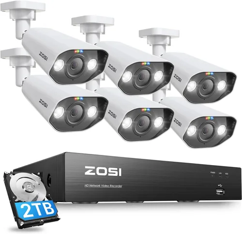 Vista 12 de ZOSI - Cámara de seguridad híbrida tipo bala 4 en 1 TVI/CVI/AHD/960H CVBS de 2.0MP, 1080P HD, 1920TVL para exteriores en interiores