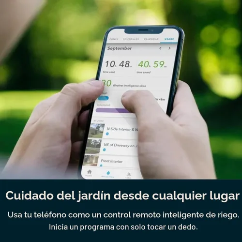 Vista 5 de Rachio 3 Smart Sprinkler Controller, 8 Zone 3rd Generation, Alexa y Apple Homekit compatible con la inteligencia del clima hiperlocal y la lluvia