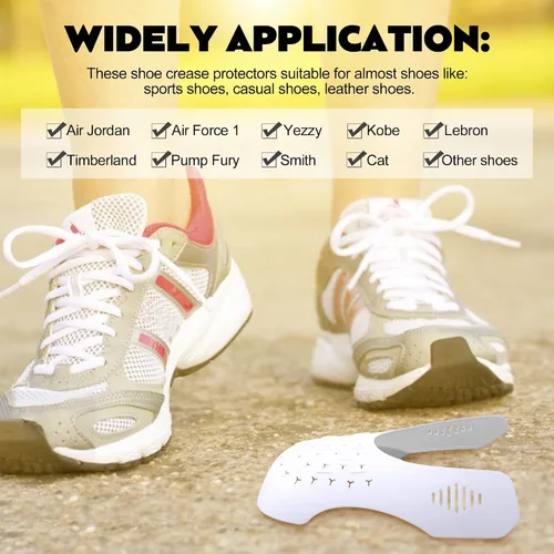 Vista 8 de TUPEED 6 pares de protectores de dedos de zapatos, protectores antiarrugas para Air Jordan Air Force, 2022 nuevos tapones para arrugas de zapatos