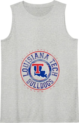 Vista 6 de Louisiana Tech Bulldogs Showtime - Camiseta sin mangas con licencia oficial, Negro