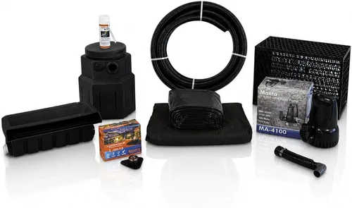 Vista 11 de Pond Free Cascade 4100 Kit de cascada con revestimiento de PVC de 10' x 20' y bomba de 4,100 GPH - PVCPMDP8 Custom water feature, Mini Pump