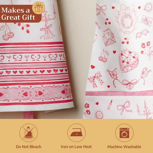 Vista 584 de Maison d' Hermine Delantales para mujer con bolsillo, 100% algodón (27.50 x 31.50 pulgadas)