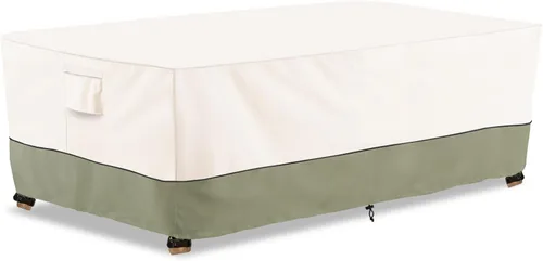 Vista 20 de Bitubi Funda impermeable para sofá de patio, funda resistente de 2 plazas para sofá al aire libre, tamaño de hasta 58 pulgadas de ancho x 32.5