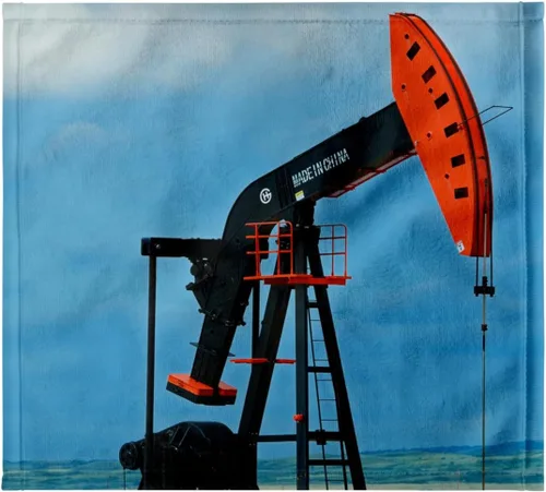 Vista 7 de 3dRose Canada, Saskatchewan, Carlyle. Oil Well Pump in Field. 15x22 Hand Towel