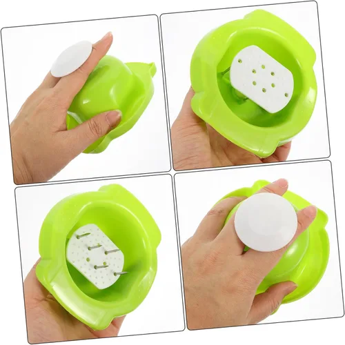 Vista 8 de BESTOYARD 9 piezas de protector de manos de verduras para cortar alimentos, mandolina, protector de dedos para cortar Mandalin, cortador