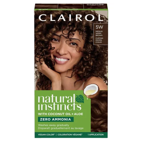 Vista 40 de Clairol Natural Instincts - Tinte semipermanente para el cabello, color negro 2, paquete de 1 unidad