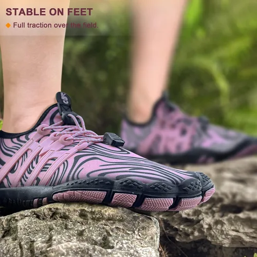 Vista 5 de BULLIANT Zapatos de agua para hombre, unisex, zapatos acuáticos descalzos para hombres y mujeres, zapatos de senderismo y natación