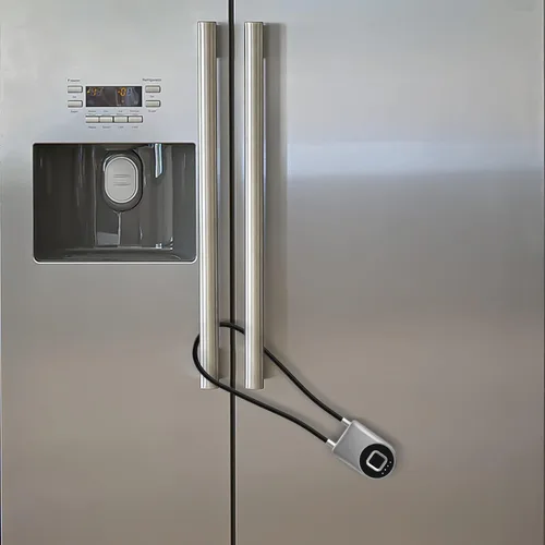 Vista 8 de Candado inteligente de cable de huellas dactilares, 6 pulgadas de largo con aplicación Bluetooth de huellas dactilares, biométrico sin llave