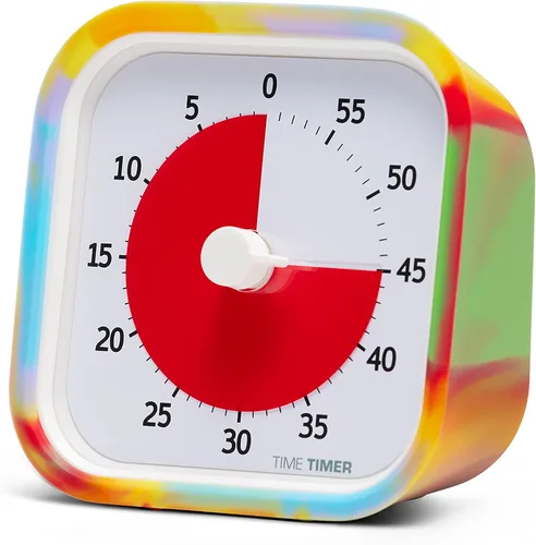 Vista 8 de TIME TIMER MOD (Charcoal), Un Temporizador Visual de Cuenta Regresiva de 60 Minutos para Aulas, Reuniones, Niños y Adultos, Herramienta de Oficina