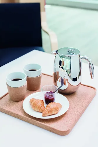 Vista 8 de Cafetera de prensa térmica Columbia para tazas de 6 oz de acero inoxidable, Plateado