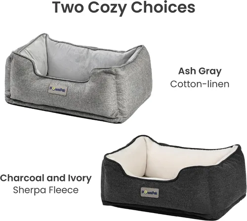 Vista 8 de PAWSPIK Cama térmica para gatos, cama térmica para perros en interiores, calentador eléctrico de cama para mascotas para gatos y perros (gris ceniza)